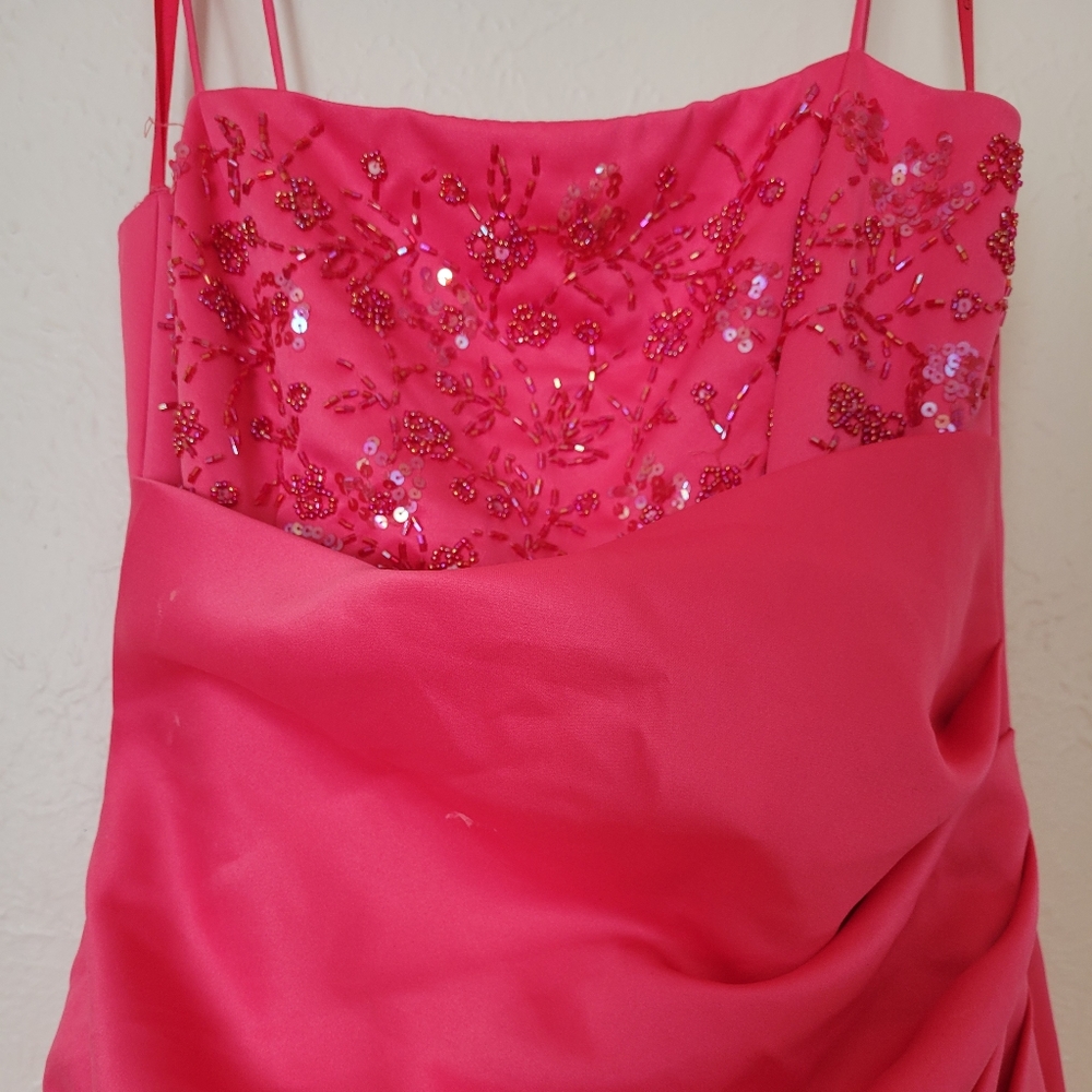 City Triangle. Pink, spaghetti strap, special event dress. Size 3.